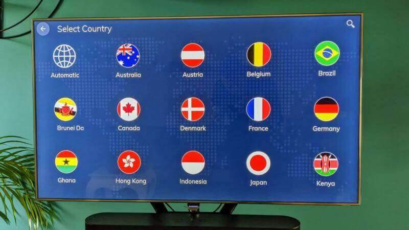 Wahl des Landes Ivacy VPN Google Chromecast mit Google TV