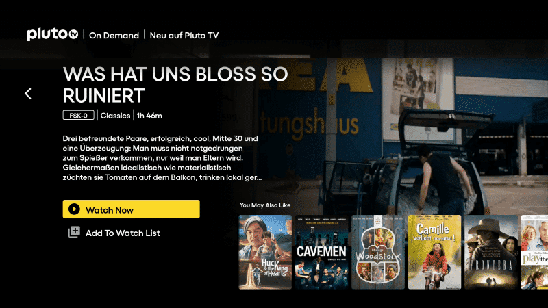 Pluto TV auf dem Fire TV Stick